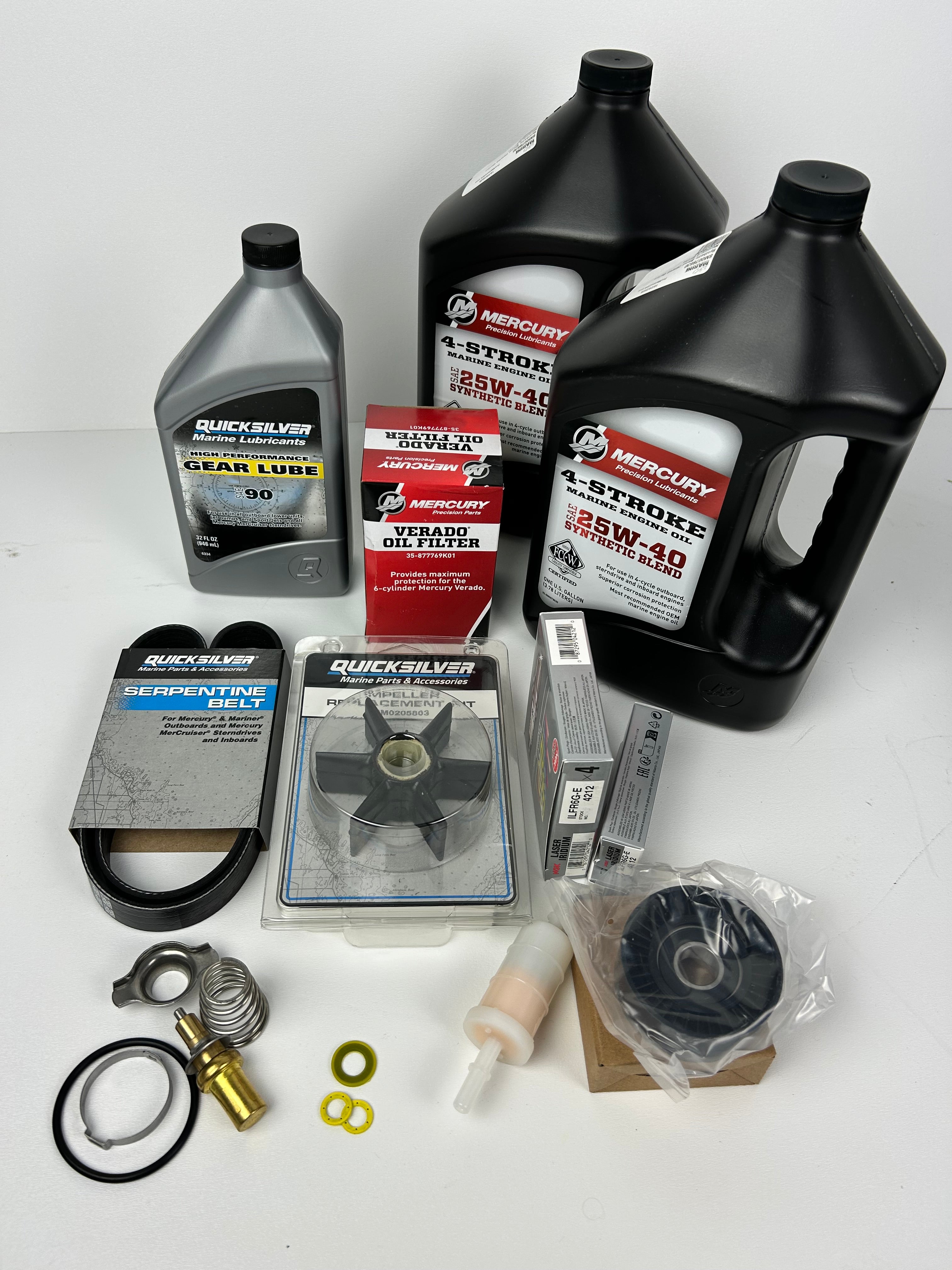 Service Kit 300 Hour L6 Verado 200-350HP 8M0149427 with 25-40W Oil ...